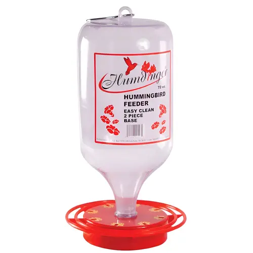 Nectar Feeder Hummingbird, Plastic Material, 72 Oz Capacity, 8 Ports, Bottle Style, Outdoor And Pet Supplies, Bird Feeder