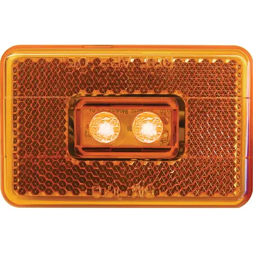 Marker Light, 9 to 16 V, LED Lamp, Amber Lens, Stud Mounting Marker Light, 9 to 16 V, LED Lamp, Amber Lens, Stud Mounting