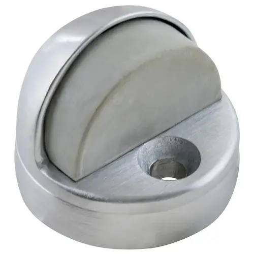 Door Stop Brass Satin Chrome Mounts to floor Satin Chrome pack of 10 Door Stop Brass Satin Chrome Mounts to floor Satin Chrome pack of 10