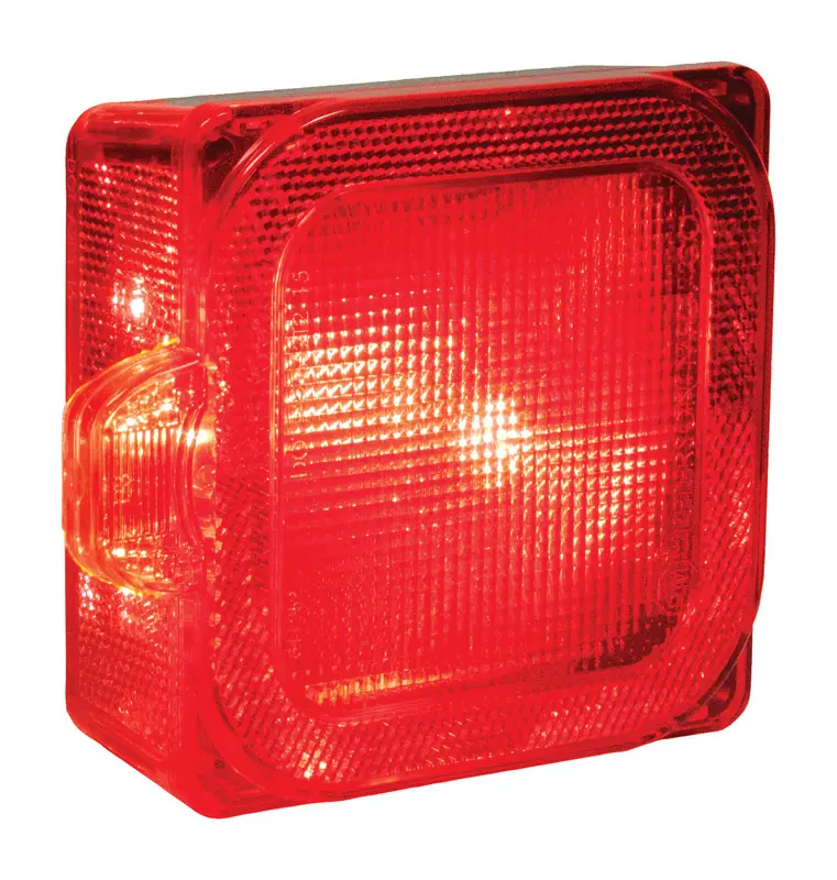 Peterson LED Light Red Square License/Stop/Tail Red V844L Peterson LED Light Red Square License/Stop/Tail Red V844L