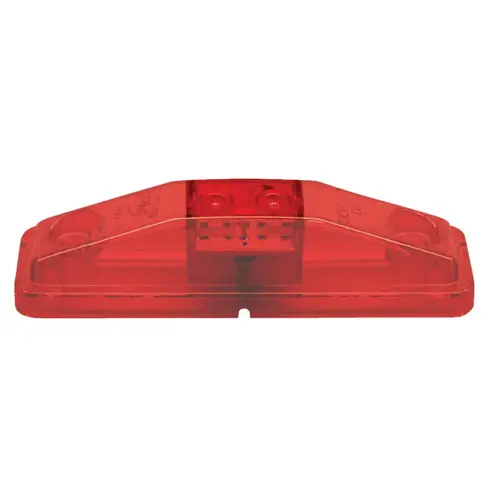 Marker Light Kit, 9 to 16 V, LED Lamp, Red Lens, Surface Mounting