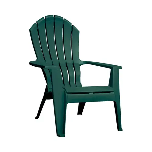 Chair RealComfort Hunter Green Polypropylene Frame Adirondack