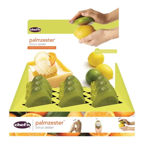 Citrus Zester Chef'n Palmzester Green Plastic Green Citrus Zester Chef'n Palmzester Green Plastic Green