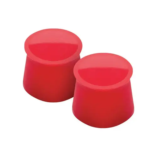 Wine Caps Red Silicone Red Pair