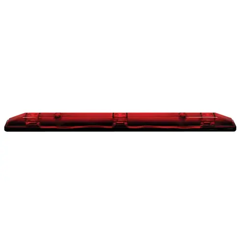 Light Bar Piranha Red Rectangular ID Red
