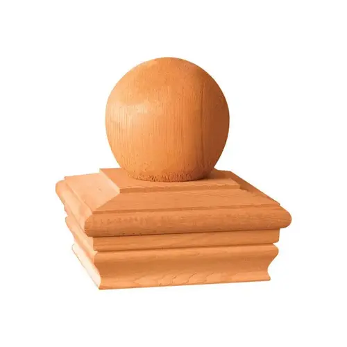 Post Cap 5.5" H X 4" W Wood - pack of 4 Post Cap 5.5" H X 4" W Wood - pack of 4