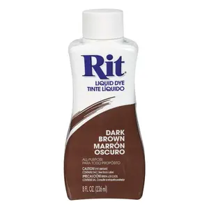 Rit 88259 Dye 8 oz Dark Brown For Fabric Dark Brown