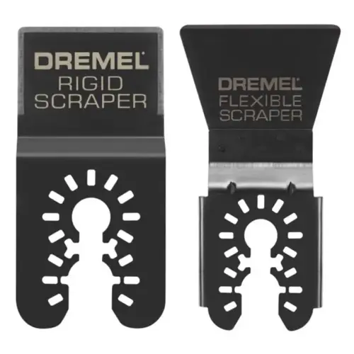 Universal Rigid & Flexible Scraper Oscillating Blade Assortment (2-Piece) Pair Universal Rigid & Flexible Scraper Oscillating Blade Assortment (2-Piece) Pair