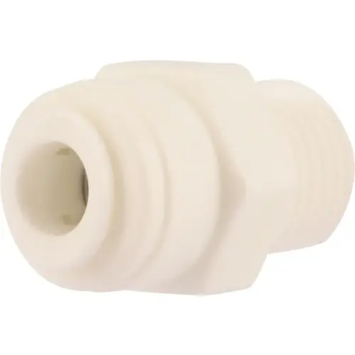 Adapter Push to Connect 1/4" OD X 1/4" D MIP Polypropylene