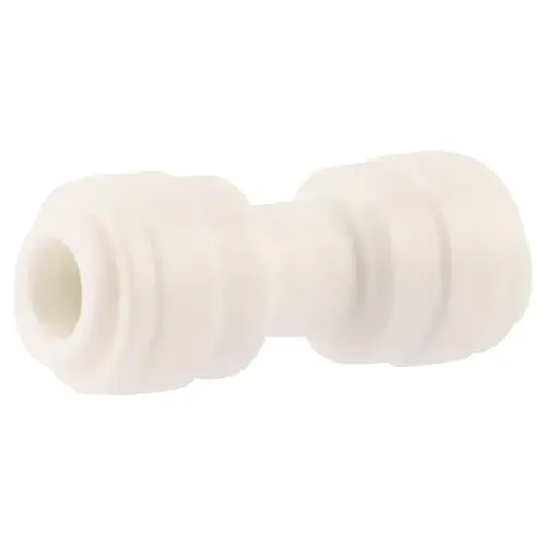 Coupling Push to Connect 1/4" PTC X 1/4" D PTC Polypropylene