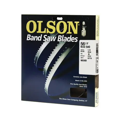 Band Saw Blade 56.1" L X 0.3" W Carbon Steel 6 TPI Hook teeth Band Saw Blade 56.1" L X 0.3" W Carbon Steel 6 TPI Hook teeth