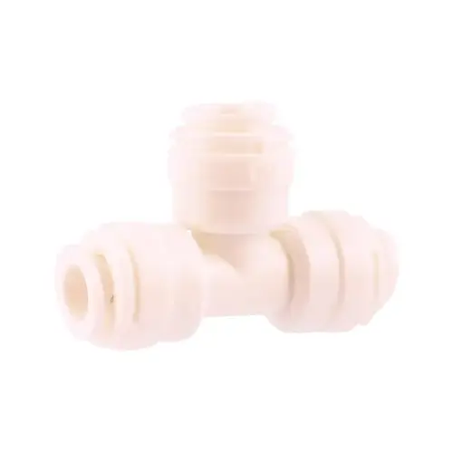 Tee Push to Connect 1/4" OD X 1/4" D Plastic Tee Push to Connect 1/4" OD X 1/4" D Plastic