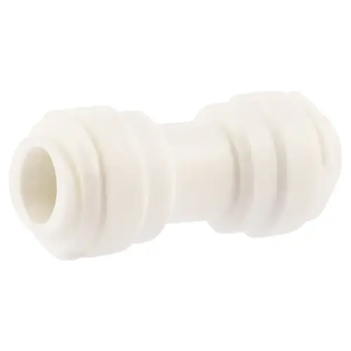 Coupling Push to Connect 3/8" PTC X 3/8" D PTC Polypropylene