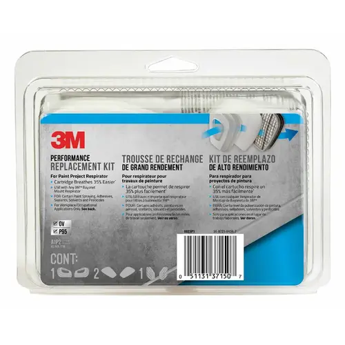 Respirator Supply Kit P95 Paint Project 6000 & 7000 Gray Gray Respirator Supply Kit P95 Paint Project 6000 & 7000 Gray Gray