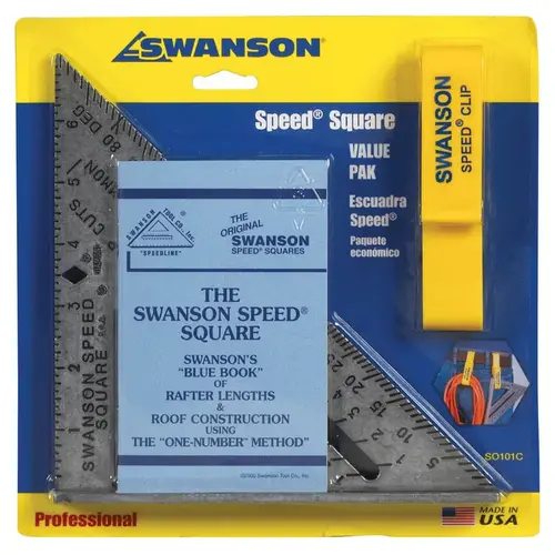 Speed Square Original 7.25" L X .875" H Aluminum Silver Speed Square Original 7.25" L X .875" H Aluminum Silver