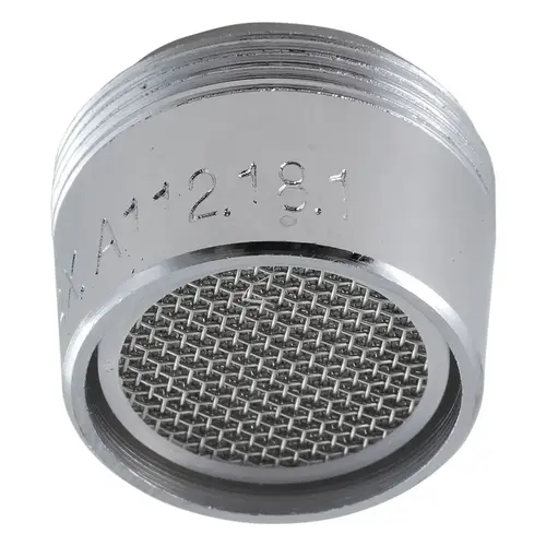 Faucet Aerator Dual Thread 15/16"-27M x 55/64"-27F Chrome Chrome Faucet Aerator Dual Thread 15/16"-27M x 55/64"-27F Chrome Chrome