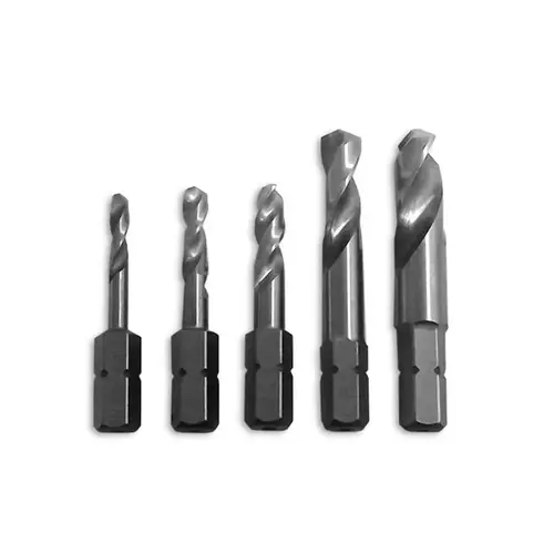 Drill Bit Set High Speed Steel Stubby Hex Shank Drill Bit Set High Speed Steel Stubby Hex Shank