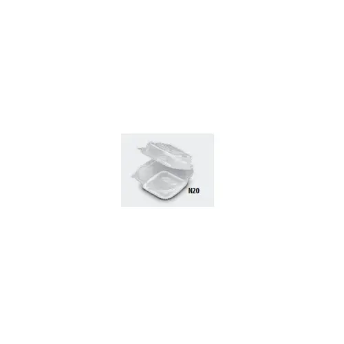 D & W Fine Pack Container Hinged 6 Inch Clear pack of 250 D & W Fine Pack Container Hinged 6 Inch Clear pack of 250
