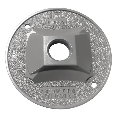 Lampholder Cover Round Metal 4.13" H X 4.13" W Gray Lampholder Cover Round Metal 4.13" H X 4.13" W Gray