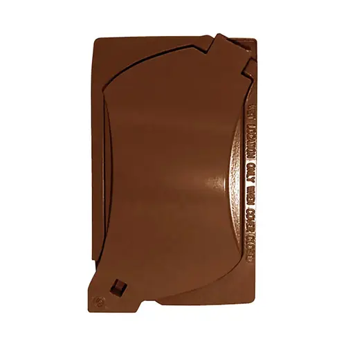 Universal Cover Rectangle Metal 1 gang Wet Locations Bronze Universal Cover Rectangle Metal 1 gang Wet Locations Bronze