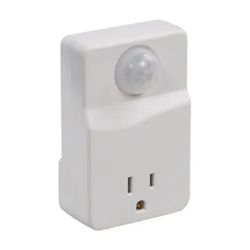 Light Control, 10 A, 120 V, 100 deg Sensing, 25 ft Sensing, White