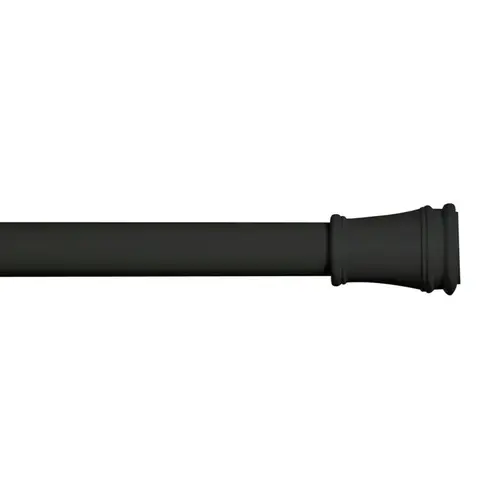 Tension Rod Matte Black Rogers 28" L X 48" L Matte Tension Rod Matte Black Rogers 28" L X 48" L Matte