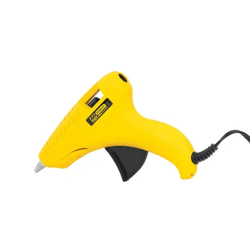 Glue Gun, 29/64 in Dia Glue Stick, Yellow