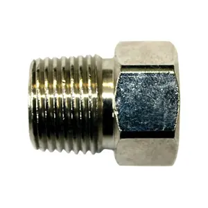 JMF COMPANY 4338448 Adapter 1/4" Male Compression X 3/8" D Female Compression Yellow Brass