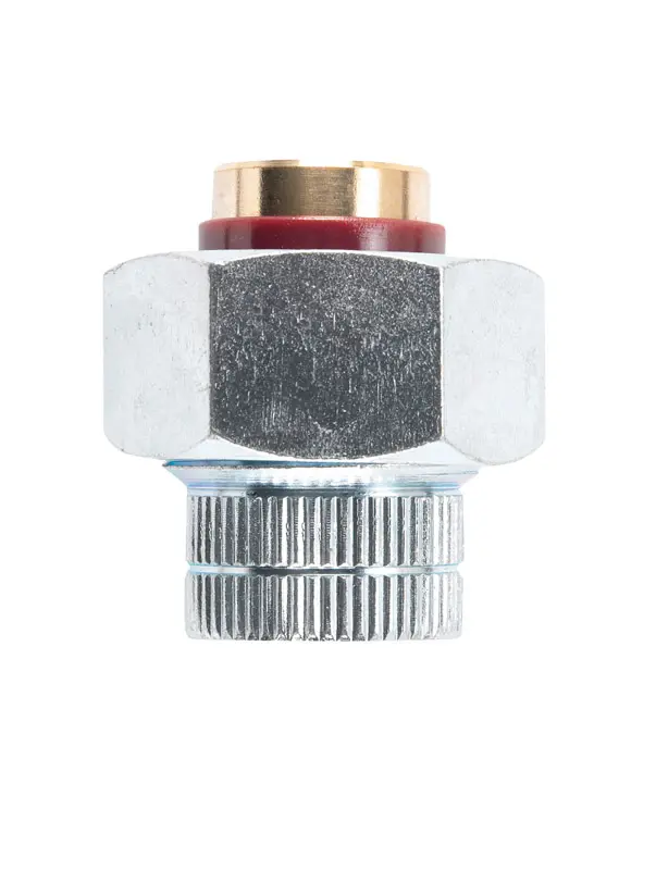 B & K Dielectric Union ProLine 3/4 FIP X 1/2 D Solder Galvanized Brass Galvanized 168-094NL