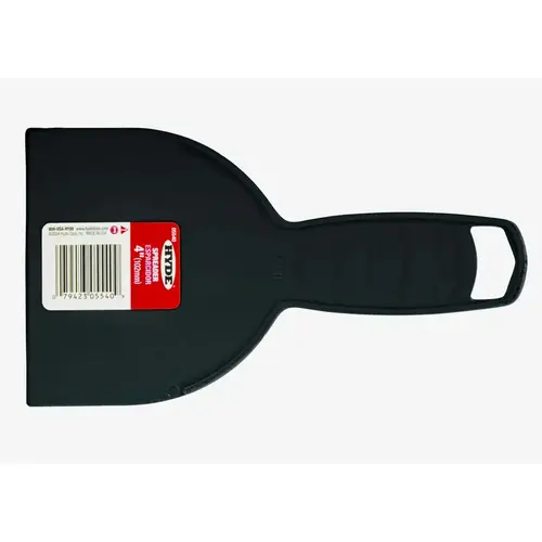 Joint Knife, 4 in W Blade, 3-3/4 in L Blade, Polypropylene Blade, Single-Edge Blade, Flat, Reinforced Handle Black Joint Knife, 4 in W Blade, 3-3/4 in L Blade, Polypropylene Blade, Single-Edge Blade, Flat, Reinforced Handle Black