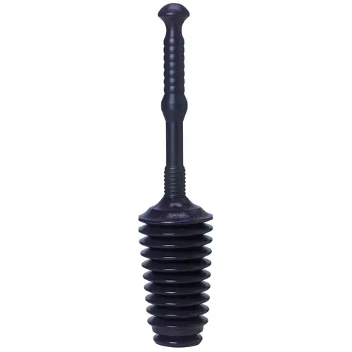 Bellows Plunger Master Plunger 18 1/2" L X 3" D Black Bellows Plunger Master Plunger 18 1/2" L X 3" D Black