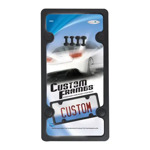 License Plate Frame Black ABS Black License Plate Frame Black ABS Black