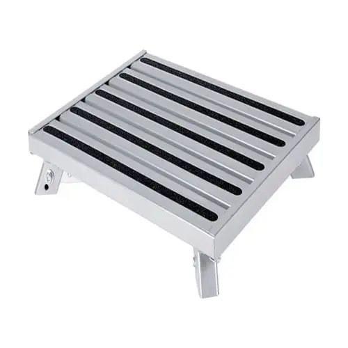 Adjustable Step Stool Silver Adjustable Step Stool Silver