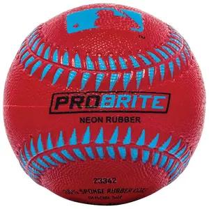 Franklin 23342S4 T-Ball Pro Brite Assorted Neon Rubber 9" Assorted