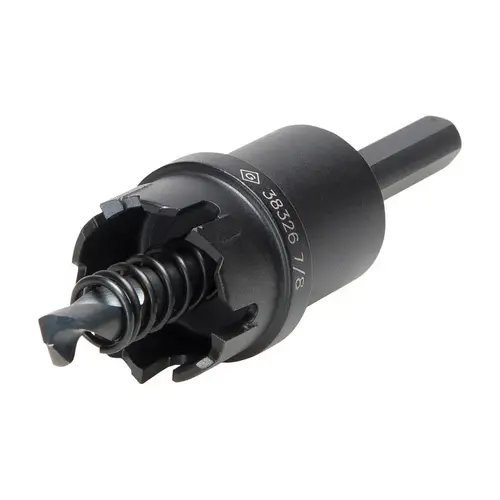 Carbide-Tipped Hole Cutter, 7/8 in hole size, 1/2 in Shank size