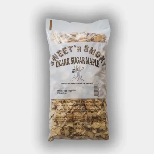 Wood Smoking Chips Sweet' N Smoky Ozark Sugar Maple 200 cu in Wood Smoking Chips Sweet' N Smoky Ozark Sugar Maple 200 cu in
