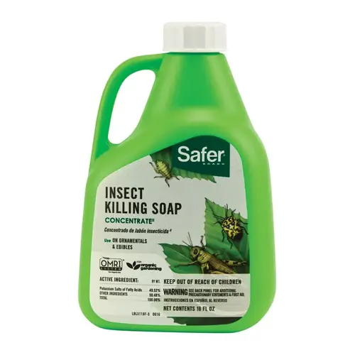 Insect Killing Soap, Liquid, Spray Application, 16 oz Bottle Amber Insect Killing Soap, Liquid, Spray Application, 16 oz Bottle Amber