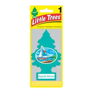 Little Trees U1P-17121 Car Air Freshener, Bayside Breeze