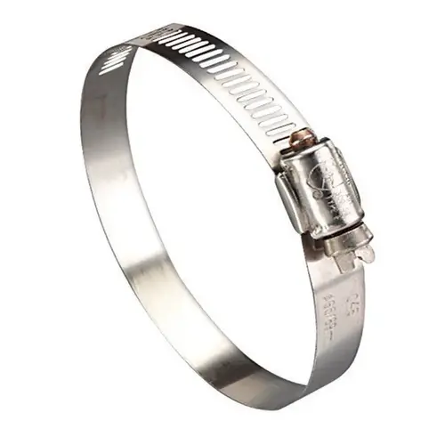Hose Clamp Hy Gear 1/2" to 1-1/4" SAE 12 Silver Stainless Steel Marine Silver Hose Clamp Hy Gear 1/2" to 1-1/4" SAE 12 Silver Stainless Steel Marine Silver