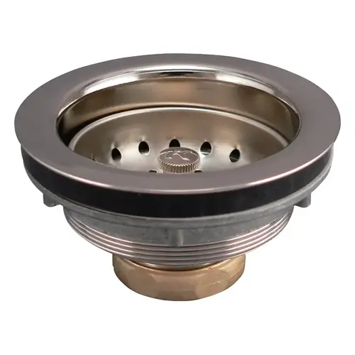 Sink Strainer 3-1/2" Brushed Nickel Stainless Steel Brushed Nickel Sink Strainer 3-1/2" Brushed Nickel Stainless Steel Brushed Nickel