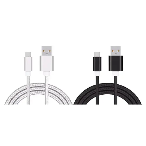 USB Charging and Sync Cable 6 ft. L Multicolored Pair USB Charging and Sync Cable 6 ft. L Multicolored Pair