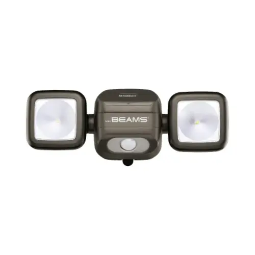 Security Light NetBright Motion-Sensing Battery Powered LED Dark Brown Dark Brown