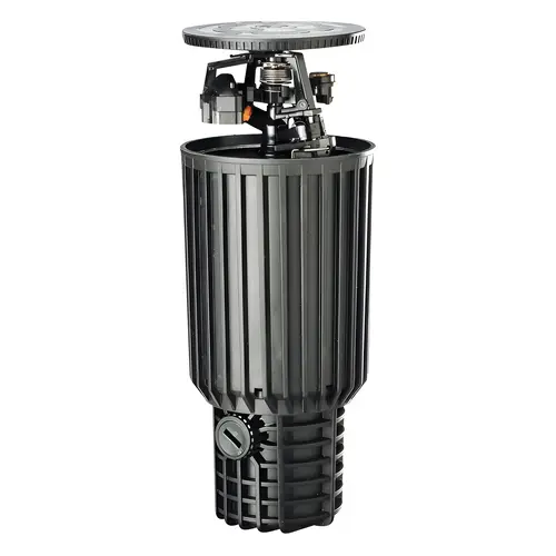 Pop-Up Impact Sprinkler Irrigator Pro 3" H Full-Circle Black