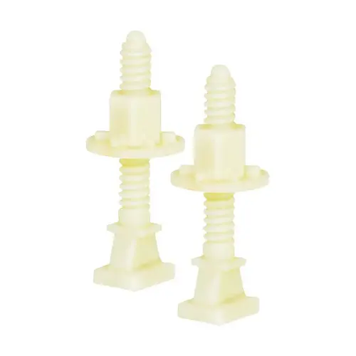 Closet Bolts Plumb Perfect Nylon Pair Closet Bolts Plumb Perfect Nylon Pair