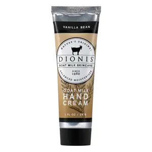 Dionis Z51211-6 Hand Cream Goat Milk Vanilla Bean Scent 1 oz