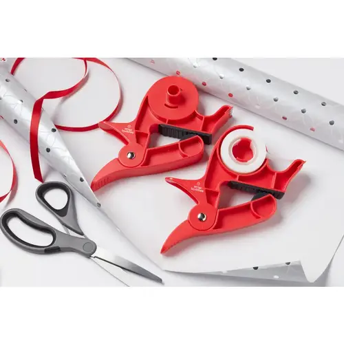 Tabletop Gift Wrap Tool Red Holiday Red