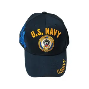 JWM 07015-XCP6 Logo Baseball Cap U.S. Navy Navy Blue One Size Fits All Navy Blue - pack of 6