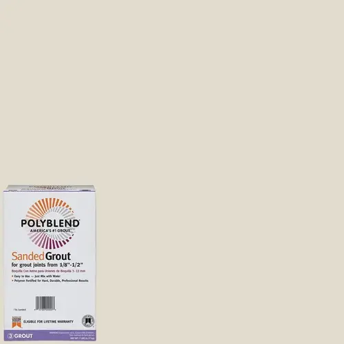 Grout Polyblend Indoor and Outdoor Snow White 7 lb Snow White