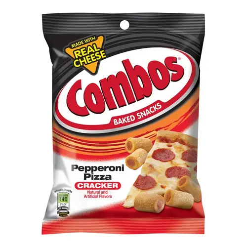 Crackers Baked Snacks Pepperoni Pizza 6.3 oz Bagged Crackers Baked Snacks Pepperoni Pizza 6.3 oz Bagged