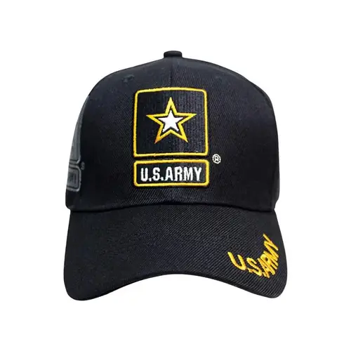Logo Baseball Cap U.S. Army Black One Size Fits All Black Logo Baseball Cap U.S. Army Black One Size Fits All Black
